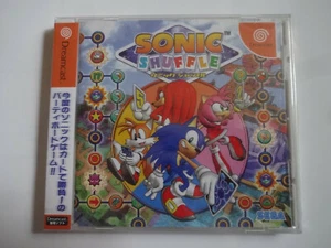 Sega Dreamcast "Sonic Shuffle" DC 2000 w/Obi Party Board Game NTSC-J Japan #0172 - Picture 1 of 12
