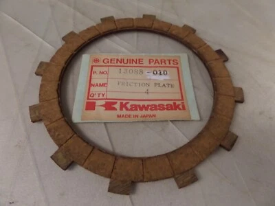 Placa de fricción de embrague Kawasaki 1971 F6 F2 1967 F2TR N/A F3 13088-010 NUEVO DE STOCK Foto 1 de 4