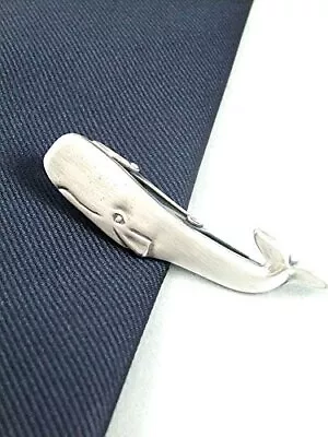 Whale Unique Tie Clasps & Tacks RooZee Tie Clip Tie Bar Tie Pin - Image 1 of 4