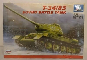 Italeri T-34/85 Soviet Battle Tank. 1/35 No 295- Sealed - Picture 1 of 4