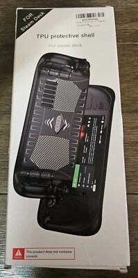 Protective Case Soft TPU Grip Cover For Steam Deck Console Shockproof Skin Shell - Image 1 of 2