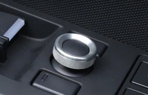 For Range Rover Evoque 2020-23 Silver Aluminum Rear View Mirror Adjustment Knob - Picture 1 of 11