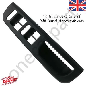 Electric Window LHD Drivers Door Switch Panel Black For VW Golf MK4 1997 to 2006 - Picture 1 of 3