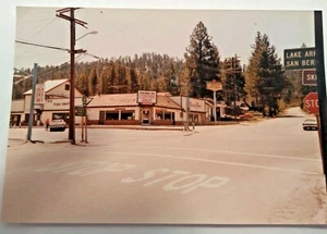 Fotografia anni 70 California Pine Knot Inn Coffee Shop scena di strada sale centro - Foto 1 di 5
