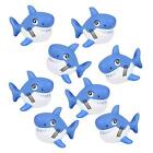  Rubber Squirting for Kids - Pack of 12 Bath Tub Squirts and Pool Toys Sharks