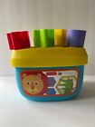 Fisher-Price Baby's First Blocks with Storage Bucket, learn shapes and sort.
