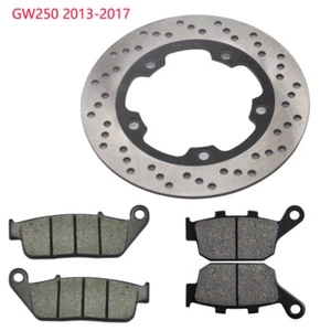 Rear Brake Disc Rotor & brake Pads For Suzuki GW250 Inazuma 2013-2017 2014 2015 - Picture 1 of 7