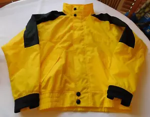 Kenpo Zip Up Jacket Wind Breaker Rain Size S small Yellow Pre-owned - Picture 1 of 7