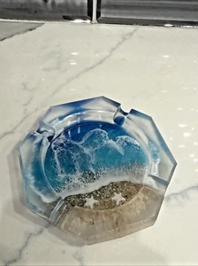 Cenicero de playa con tema de playa recuerdo - Imagen 1 de 3