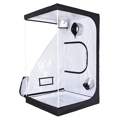 Grow Tent Hydroponics WHITE Grow Box 4ft x 4ft or 120 x 120 cm Reliable Quality - image 1 of 4