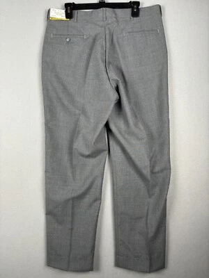 Pantalones de hombre Edwards Garment vintage 36 bolsillos grises EE. UU. #2376 Foto 1 de 4