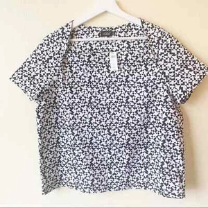 KATE SPADE SATURDAY NUEVO CON ETIQUETAS Plegable Sobre el Hombro Top GRANDE - Imagen 1 de 7