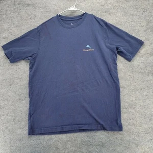 Tommy Bahama Relax Shirt Mens Size Small Short Sleeve Blue Rum For You - Picture 1 of 9