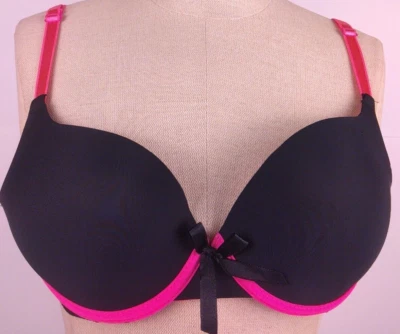 Angelina RN 68589 Black Padded Push Up Underwired Bra Size 36 B.            (15) - Image 1 of 4