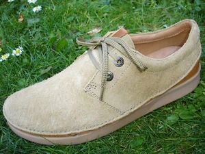 Clarks ACTIVE AIR AMORTIGUADOR Zapato de Gamuza Arenisca Hombres UK-7.5 G EU-41.5 M - Imagen 1 de 7