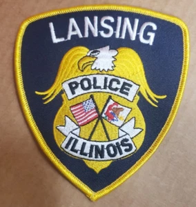 Patch polizia IL Lansing Illinois - Foto 1 di 1