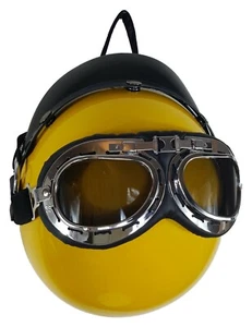 Handtasche Motorradhelm Gelb - auch als Rucksack - Biker Scooter - Bild 1 von 7