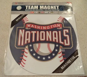 Imán de vinilo magnético de calibre pesado Team Magnet Washington Nationals 11 1/2" imán de equipo de los nacionales de Washington - Imagen 1 de 2