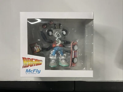 McFly Signed by Joe Ledbetter BTTF 35th Anniversary Vinyl Toy Figure 3D Retro - image 1 of 2