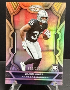 2022 Panini Certified - Rookies Mirror Bronze #142 Zamir White /275 (RC) - Picture 1 of 3