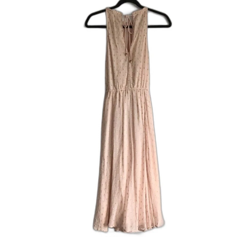 Vestido midi Plenty by Tracy Reese dorado melocotón lunares talla XS Foto 1 de 1