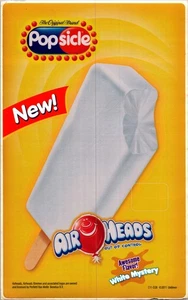 Vintage Gute Laune Preise Aufkleber 5"x7" Airheads Mystery weiß - Bild 1 von 2