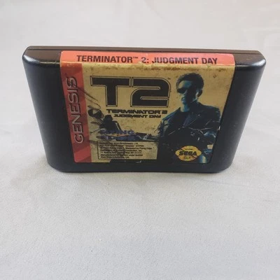T2:  Terminator 2 Judgment Day (Sega Genesis, 1993) Authentic  - Image 1 of 4