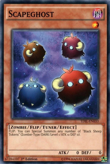 Yugioh! LP Scapeghost - TDIL-EN033 - Common - 1st Edition Lightly Played, Englis - Image 1 of 1