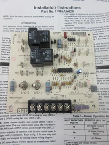 CARRIER BRYANT PAYNE HH84AA020 FURNACE CONTROL BOARD - Picture 1 of 5