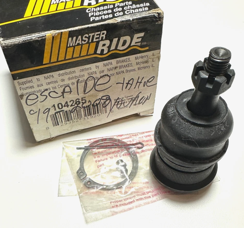 Master Ride Ball Joint Front Upper 104265 - Image 1 of 1