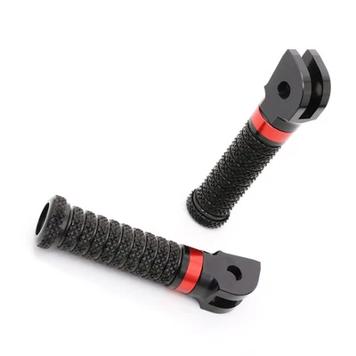 ANILLO estriberas delanteras de agarre rojo para Yamaha XV 750 Virago 750 93 94 95 96 97 Foto 1 de 4