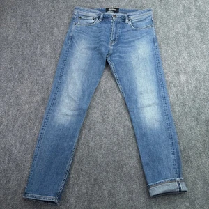 Revtown Jeans Herren 32x30 (Passform 33x28) Tapered Selvedge Decade Denim Baumwolle Leinen - Bild 1 von 15