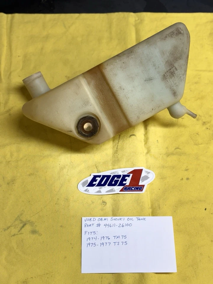 OEM SUZUKI МАСЛЯНЫЙ БАК, 74-76 TM75, 75-77 TS75, (44611-26100) AHRMA - Изображение 1 из 4