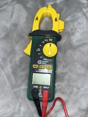 Braçadeira elétrica comercial medidor com temperatura 600V CA/CC volt 1001 490 633 multímetro - Imagem 1 de 3