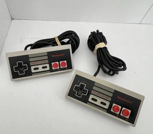 2x Official Nintendo Original NES Controller - Both Tested & Working - Picture 1 of 3