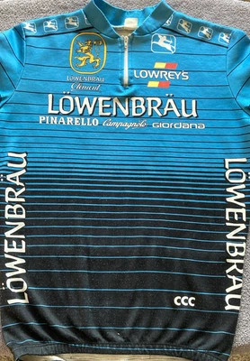 Lowenbrau Beer Giordana Cycling Jersey Men Size 4 Vintage - Image 1 of 4