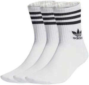 Pack de 3 calcetines deportivos para hombre Adidas blancos talla 43-45 nuevos - Imagen 1 de 1