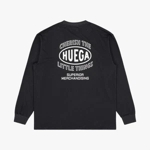 Huega House 'Cherish the Moments' Long-Sleeve Premium Tee Black - Picture 1 of 10