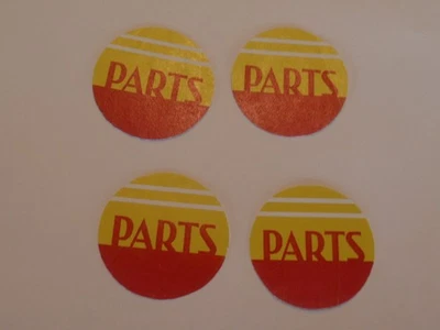 4 PIEZAS - Etiquetas de tapa - para juegos de erectores -- Remakes Foto 1 de 3