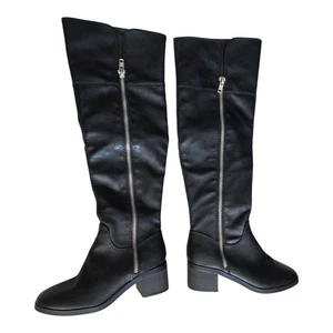 Universal Thread Goods Co. Black/Gretal Women's Knee High Boots Size 6.5 - Picture 1 of 11
