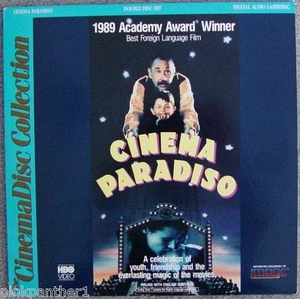 CINEMA PARADISO Giuseppe Tornatore Italian Language English dubbed  2-Laserdiscs - Picture 1 of 3