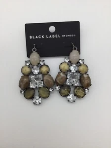 Orecchini Chico's Black Label Marrone Multicolore Mix Nuovi con etichette - Foto 1 di 2