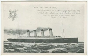 RMS TITANIC, WHITE STAR LINE - Versand Postkarte National Series - Bild 1 von 2