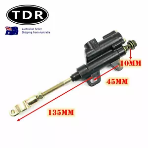 10mm Rear Hydraulic Brake Master Cylinder for 150cc 200 250cc PIT Dirt Bike ATV - Picture 1 of 4