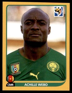 Panini World Cup 2010 (Swiss Gold Edition) Achille Webo (Cameroun) No. 409