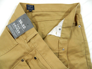NEW J.Crew The Driggs Beige Pin Cord Slim Straight Jeans measured Size 36x31