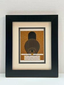 Charley Harper (Charles) gerahmte Kunst Karte Museum Glas DAM DILIGENT - Bild 1 von 2