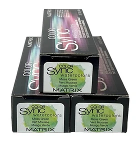 3-Matrix Color Sync Moss Green Demi-Permanent Ammonia Free Hair Color 2 Fl. Oz. - Picture 1 of 2