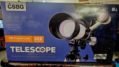 CSBG 60X Telescope HD Coated Lens NEW - Image 1 of 4