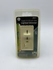 Brand New GE Toggle On/Off White With Slide Lighted Dimmer #18027